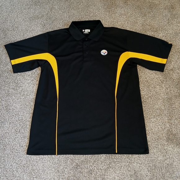 Pittsburgh Steelers NFL Polo Shirt Men's Size Large - Picture 1 of 5